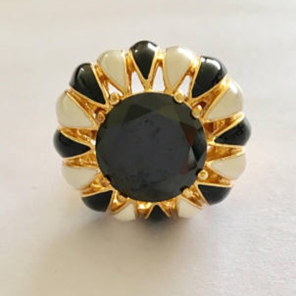 Onyx Gem Cocktail Ring